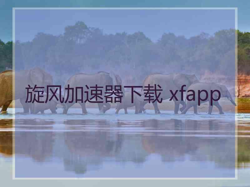 旋风加速器下载 xfapp