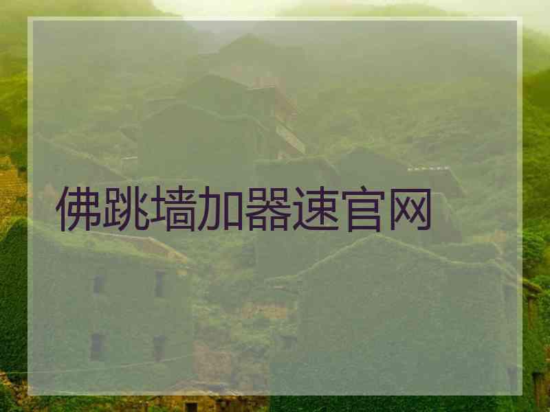 佛跳墙加器速官网