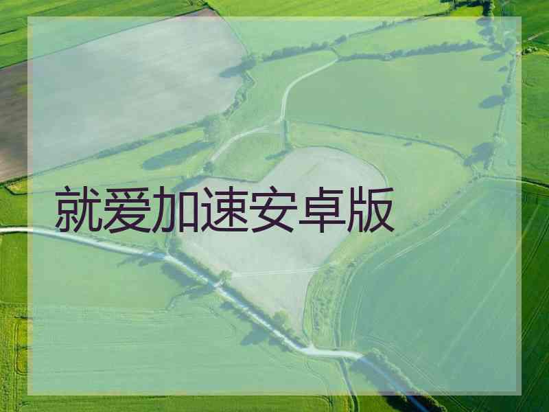 就爱加速安卓版