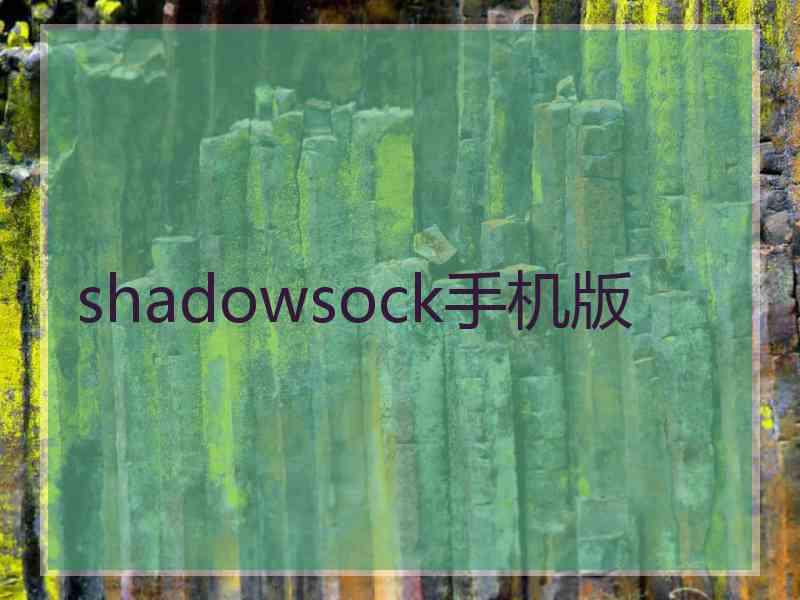 shadowsock手机版