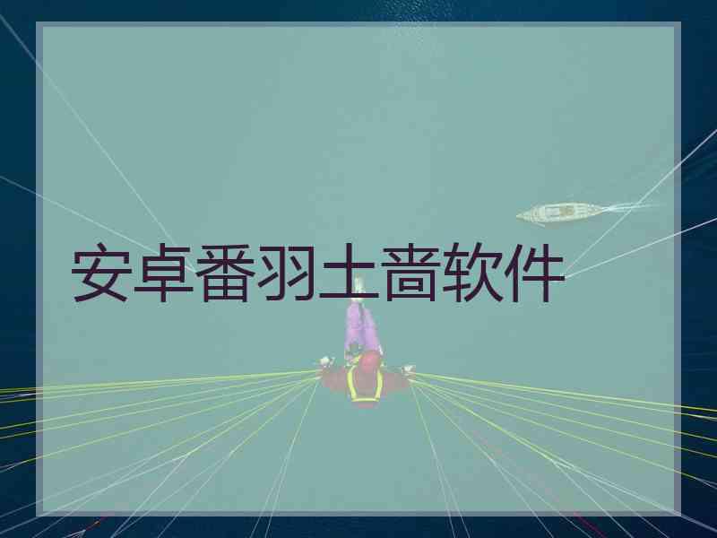 安卓番羽土啬软件