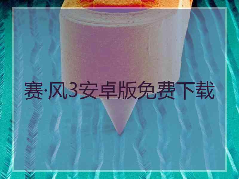 赛·风3安卓版免费下载