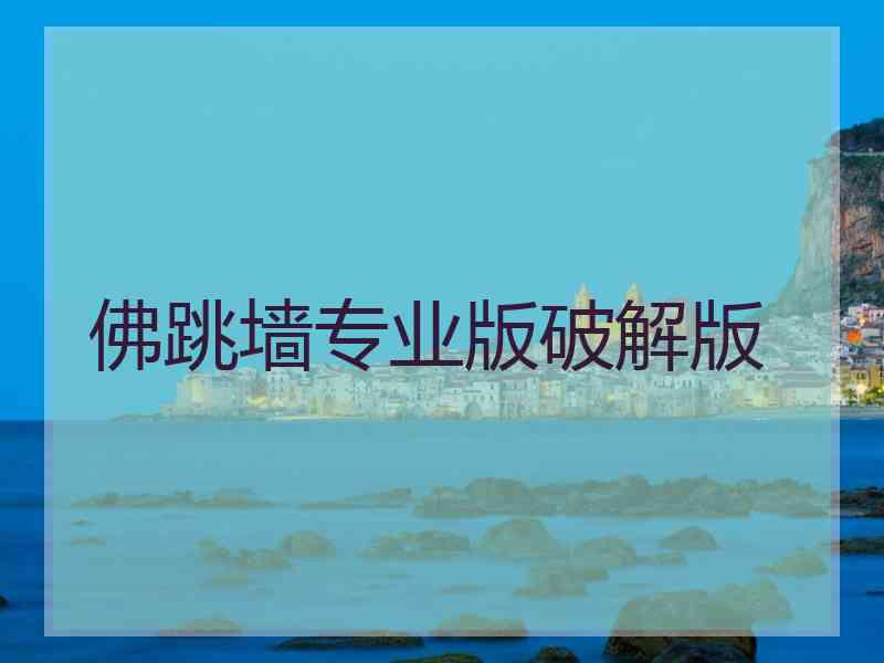 佛跳墙专业版破解版