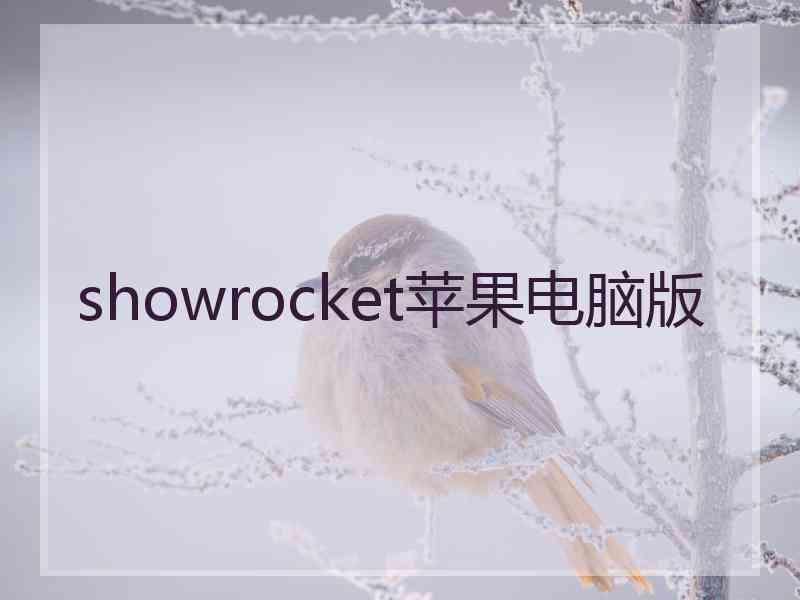 showrocket苹果电脑版
