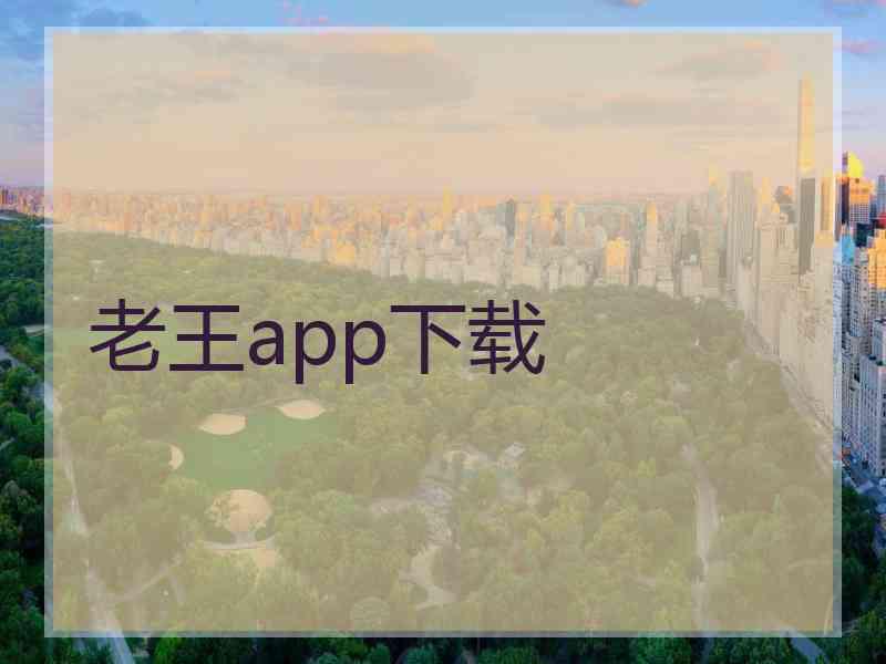 老王app下载