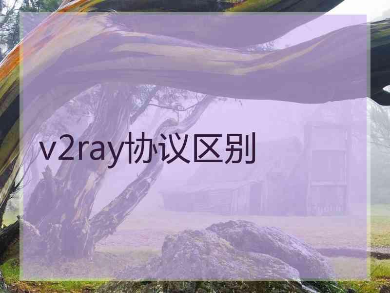 v2ray协议区别
