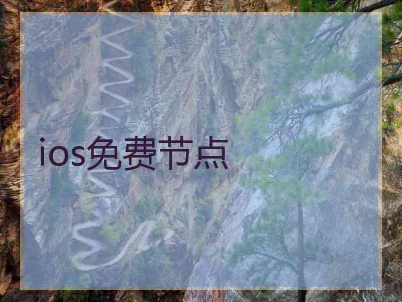 ios免费节点