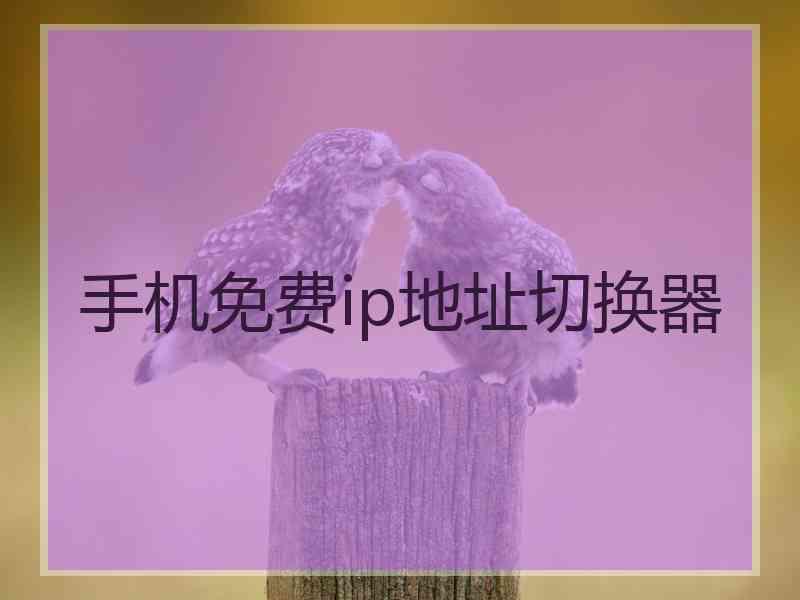 手机免费ip地址切换器