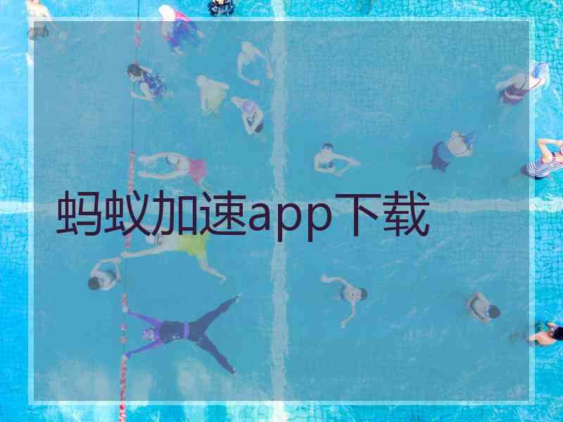 蚂蚁加速app下载