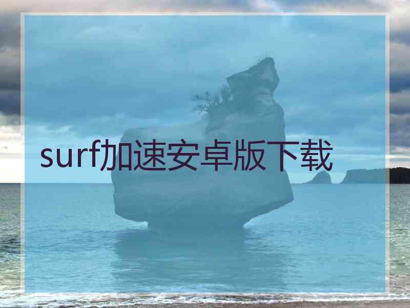 surf加速安卓版下载