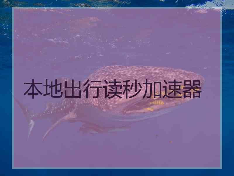 本地出行读秒加速器