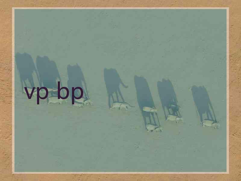vp bp