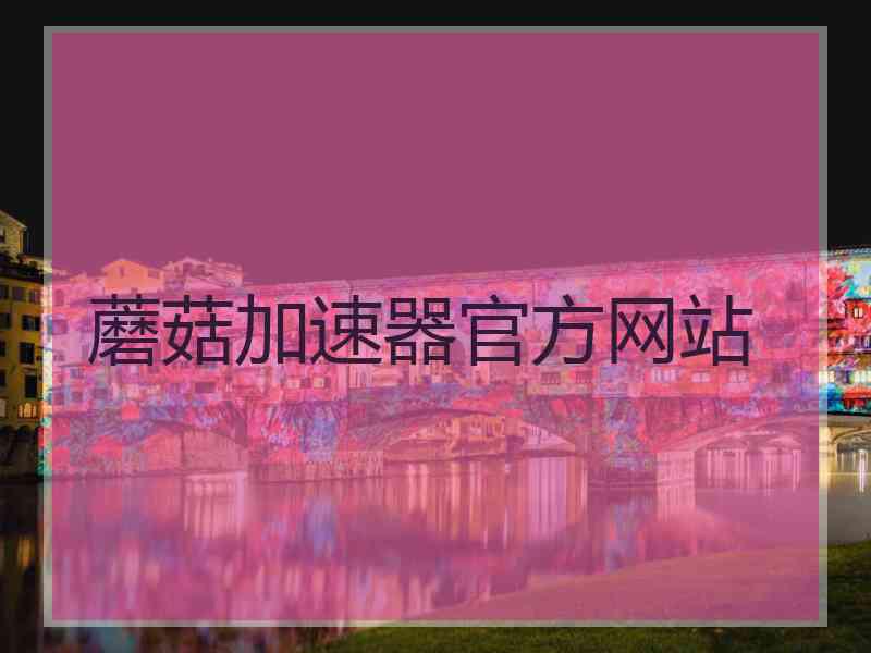 蘑菇加速器官方网站