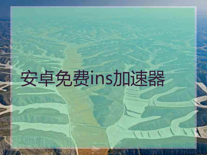 安卓免费ins加速器
