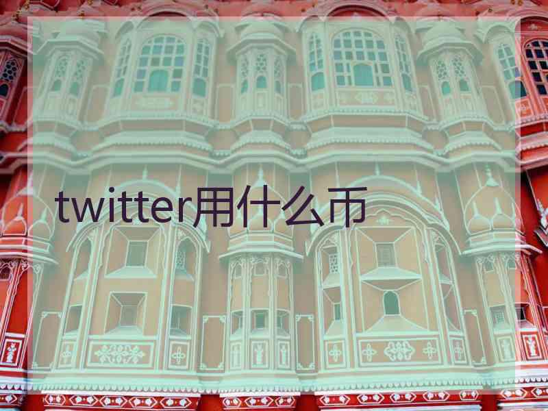 twitter用什么币