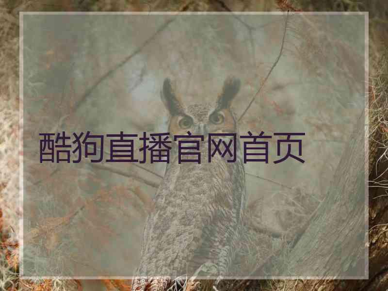 酷狗直播官网首页