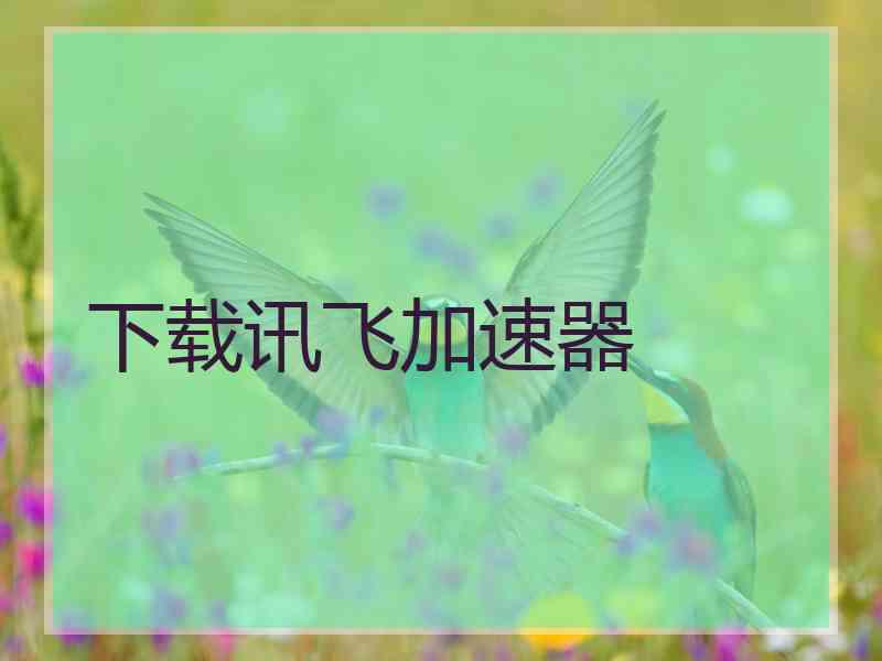 下载讯飞加速器