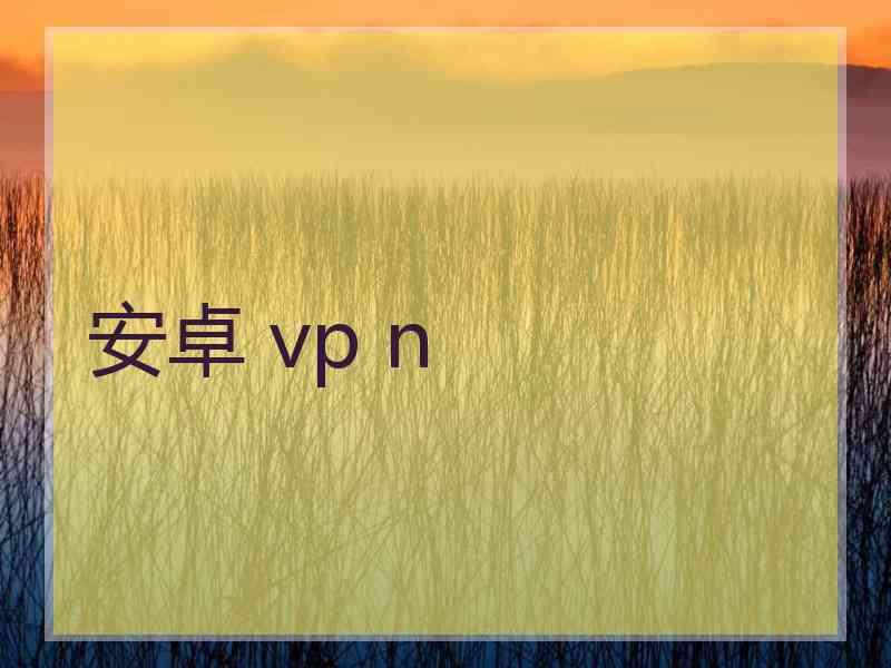 安卓 vp n