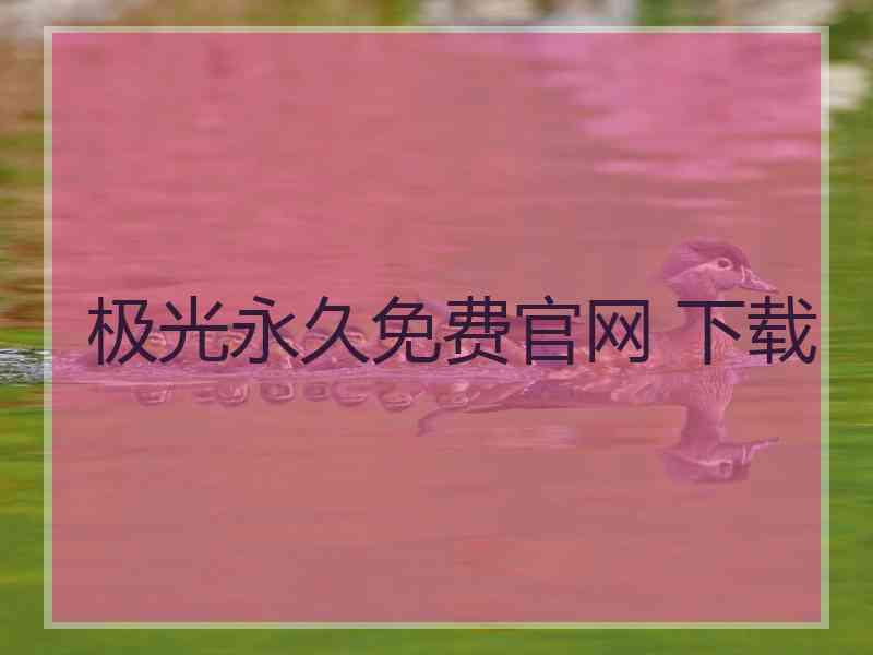 极光永久免费官网 下载