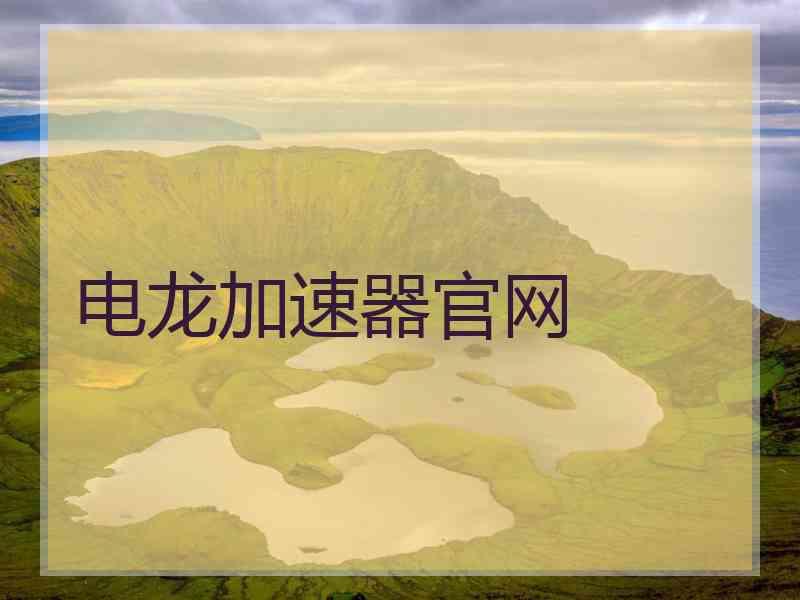电龙加速器官网