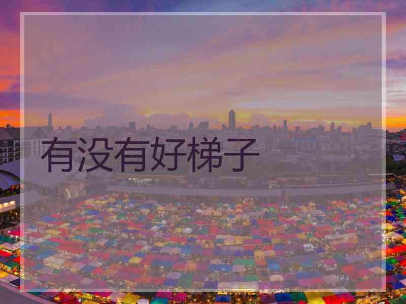 有没有好梯子